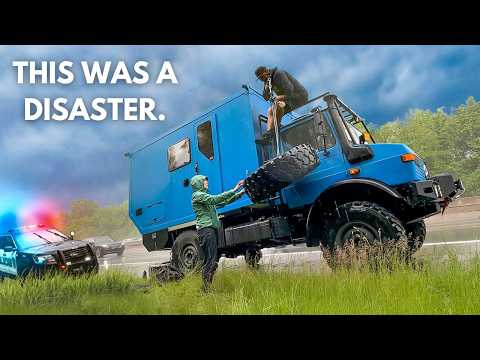 Highway Nightmare: Wheel Broke Off Our 16,000lb Camper