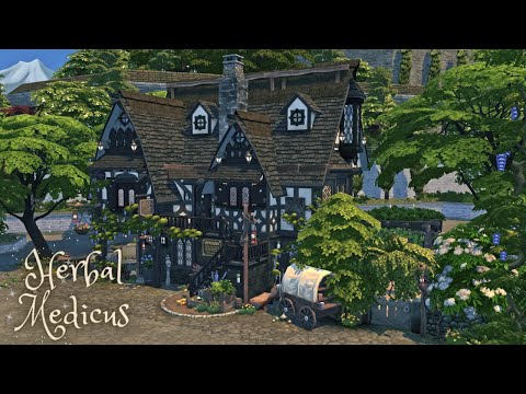 Herbal Medicus 🌿 No CC 🌿 Relaxing Stopmotion Build in The Sims4