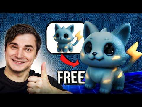 Turn ANY Image into 3D for FREE! Hunyuan 2.1 Install Guide