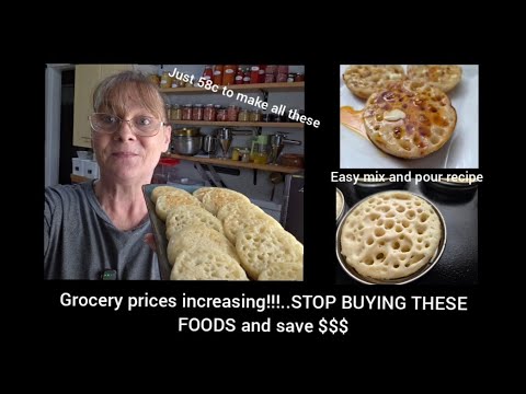 Never buy again!! - Sharing recipe and tips on making the easiest Crumpets and Golden Syrup - EASY!!