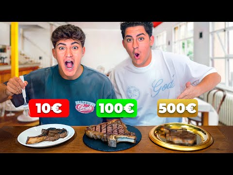 COMIDA DE 10€ VS COMIDA DE 500€