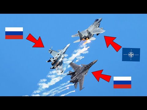 Russia Panic! NATO F-15 Pilots Scramble to Intercept Two SU-30