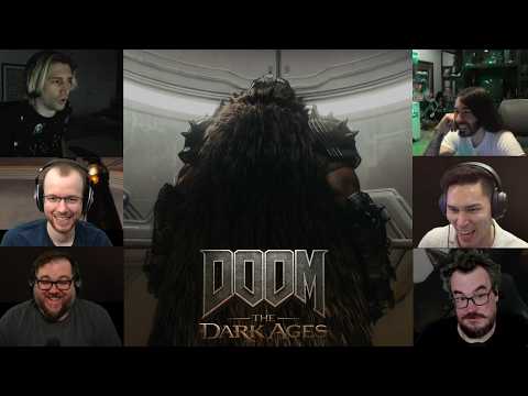 Streamers REACT To The Doom Slayer's EPIC Entrance In DOOM: The Dark Ages