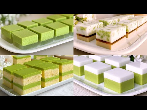 4 Pandan Agar-agar Recipes | 4款香兰燕菜糕食谱