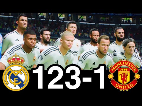 FC 24 -MESSI RONALDO NEYMAR & MBAPPE | ALL STARS |  AL NASSR 100-0 MANCHESTER UNITED