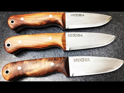 Artisan knife making - bushcraft knife from start to finish in one day