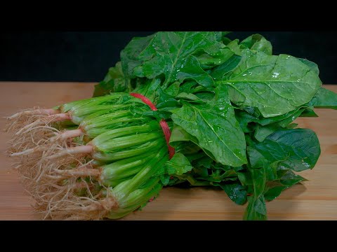 菠菜拌粉丝要怎样做才好吃呢？阿见教你一招，口感丰富，爽口解腻，色香味具全，真的比肉还好吃！#家常菜 #like #cooking #美食 #delicious #烹飪