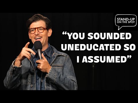 Moshe Kasher | English vs Australians | Stand-Up On The Spot