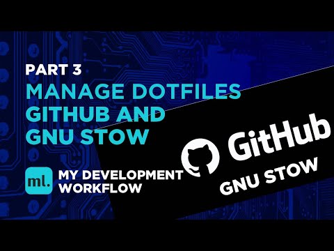 Manage your Dotfiles with Github and GNU Stow: My Development Workflow Part 3