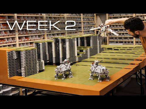 Building Geonosis in LEGO - Week 2: Exoskeleton