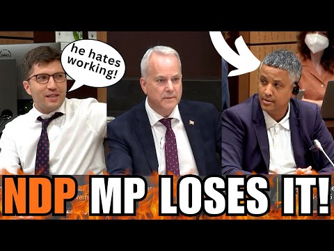 Lazy NDP Minister Gets MAD At Conservatives Who Want To Work!