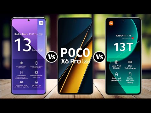Redmi Note 13 Pro+ Vs Poco X6 Pro Vs Xiaomi 13T