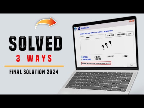 How To Fix Hard Drive Not Showing During Windows 10/Windows 11 Installation [Solved] FIXED 2024.