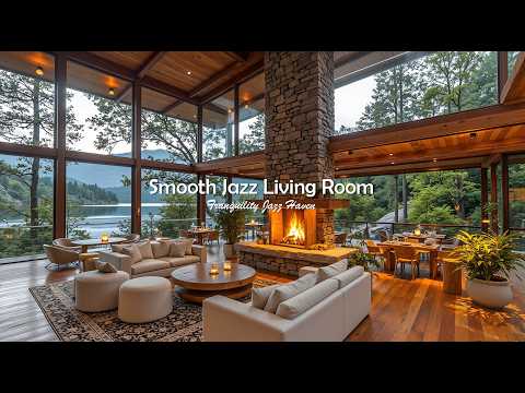 Relaxing Jazz In Cozy Greenhouse Ambience | Smooth Jazz Living Room Music For Stress Relief & Focus