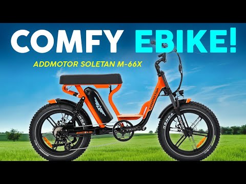 This Moped Style E-Bike is Super Comfortable! – AddMotor Soletan M-66X