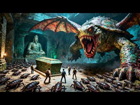 【盜墓探險】小夥為救隊友竟一棍打死萬年屍鱉王！下一秒屍鱉大軍傾巢而出，古墓瞬間被淹沒！#drama #恐怖 #反转