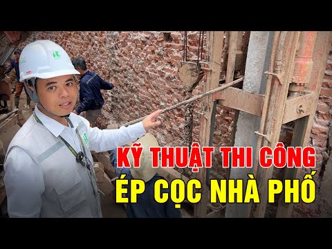 CONSTRUCTION TECHNIQUES FOR PILE DRIVING IN TOWNHOUSES! ONE WRONG STEP CAN COLLAPSE THE WHOLE HOUSE
