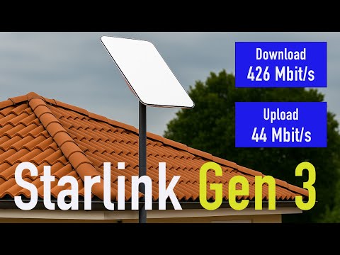 Starlink Gen 3 Unboxing Assembly Setup Speedtest Satellite Internet Broadband Alternative Highspeed