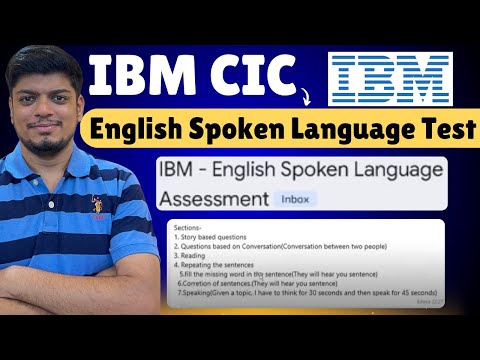 🔥IBM English Spoken Language Assessment 2025 | IBM SVAR Test 2025 | IBM Spoken English Test Updates