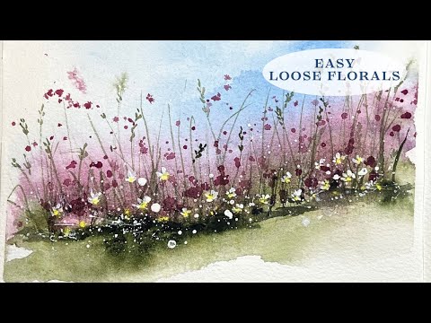 Easy Loose Floral Watercolor