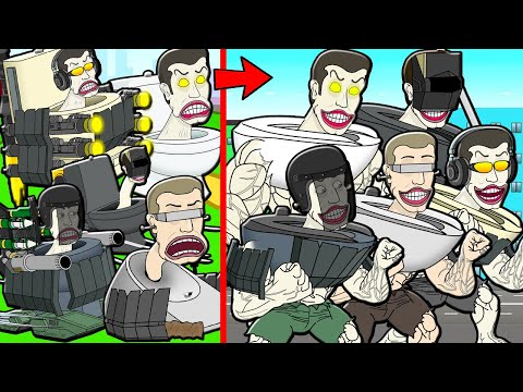 ALL SERIES SKIBIDI TOILETS BECAME THE STRONGEST! Cartoon Animation