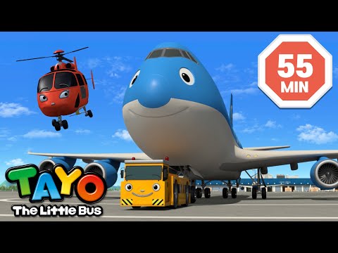 Up in the Sky! Amazing Flying Vehicles🛫 | Planes, Helicopters Compilation | Tayo Episode Club