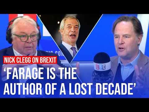 Nigel Farage is a 'disaster' and 'needs to be held to account', says Nick Clegg