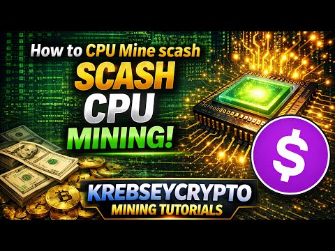 How to CPU Mine SCASH | Satoshi Cash Network | Randomx Variant | CPU Mining Tutorial 2025