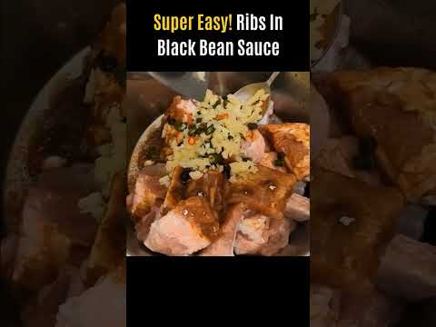 My Dad Makes Steamed Ribs in Black Bean Sauce (豉汁蒸排骨) #shorts