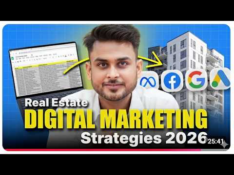 Digital Marketing for Real Estate 2026 | Aditya Singh - I Run Ads