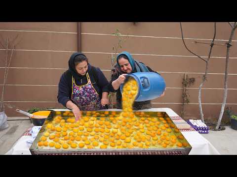 Making Giant Size Cake from 90 eggs and distributed it to the sweepers (korean street food)