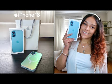 iPHONE 16 UNBOXING & REVIEW || Set up, Customization, Old iPhone Comparison