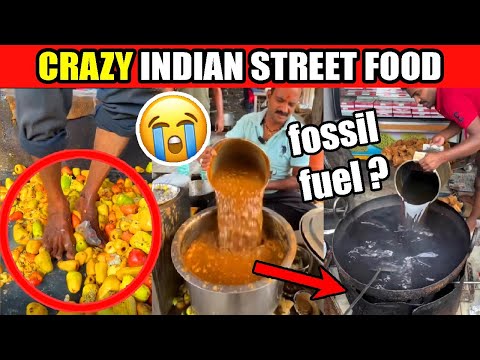 Indian Street Food Vendors Trying NOT to Touch the Food With Bare Hands (Impossible Challenge)