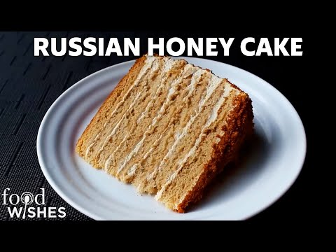 How to Make Russian Honey Cake (Medovik) | Food Wishes
