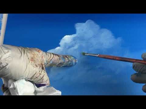 How to Paint a Simple Cloud in Oil