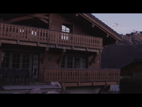 Touring a Chalet in the French Alps, Brimming with Christmas Decoration