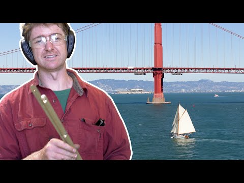 Sailing into SF city to fix TALLY HO’s damaged mast