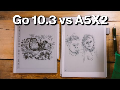 Supernote A5X2 vs Boox Go 10.3