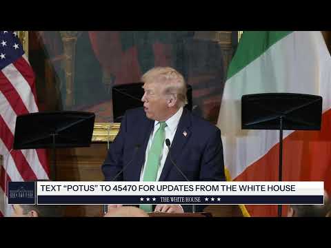 President Trump Participates in the Friends of Ireland Luncheon