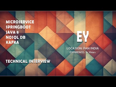 SELECTED? | EY | Java microservice spring boot real time interview | Real time interview