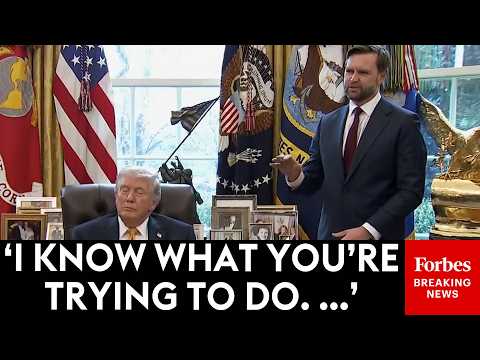 BREAKING NEWS: Reporter Asks JD Vance, 'Are You Completely On Board With The Current War In Iran?'