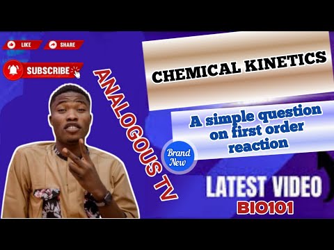 First Order Chemical Kinetics Question made simple 🔥🔥 🔥 JUST Take A Look 😳😳
