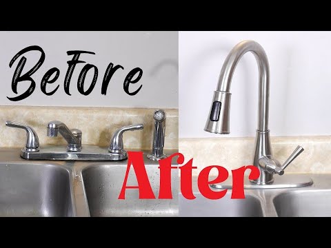 How To Replace Install Kitchen Faucet Easy Simple