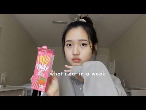 what i eat in a week pt 10!! (korean food + making kimchi)