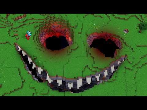 There’s a GIANT FACE in Our Minecraft World…