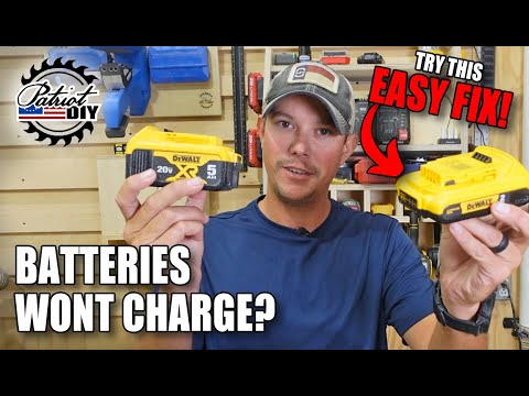 Tool Battery Wont Charge? Try This EASY FIX! - How To Revive Dead Cordless Tool Batteries
