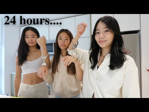 HANDCUFFED to my sisters for 24 HOURS!!