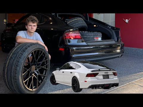 My son‘s first car. Audi A7