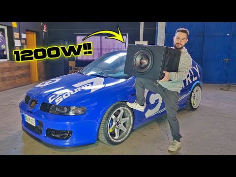 ¡FABRICO un CAJÓN BRUTAL para un SUBWOOFER de 12" y 1200W! 🔊🔥