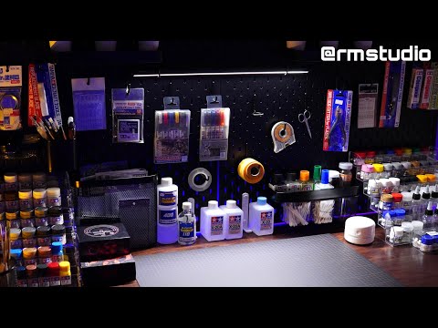 MY GUNPLA DESK 2024 I Desk setup